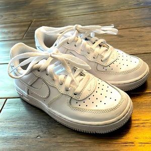 Nike Air Force 1 sneakers size 11C. Like new! White